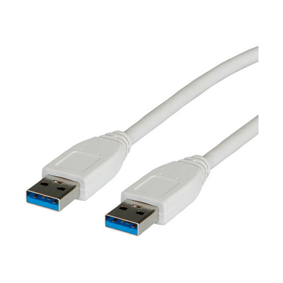 VALUE Cable USB 3.2 Gen 1 A-A 3m Blanco VALUE Cable USB 3.2 Gen 1 A-A 3m Blanco