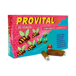 NALE Provital Infantil 20 Ampollas para Energía y Defensas con Jalea Real, Calcio y Vitaminas