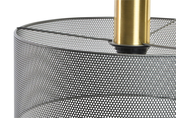 DKD Home Decor Lámpara de Techo Metal Gris 30x30x115 cm