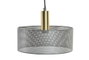 DKD Home Decor Lámpara de Techo Metal Gris 30x30x115 cm