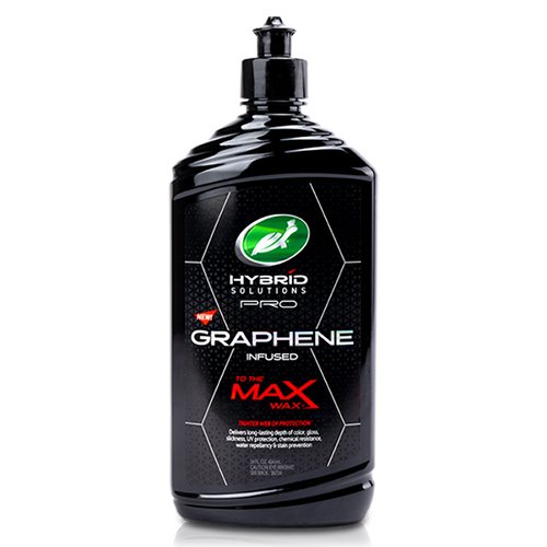 Turtle Wax TW53710 Cera Líquida de Grafeno Max - Protección Superior, Acabado Brillante, Aplicación Rápida para Vehículo