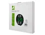 Q-connect Reloj Digital de Pared con Alarma, Sensor de Temperatura y Humedad, Brillo Ajustable, 27 cm