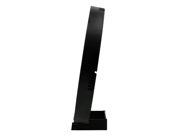 Q-connect Reloj Digital de Pared con Alarma, Sensor de Temperatura y Humedad, Brillo Ajustable, 27 cm