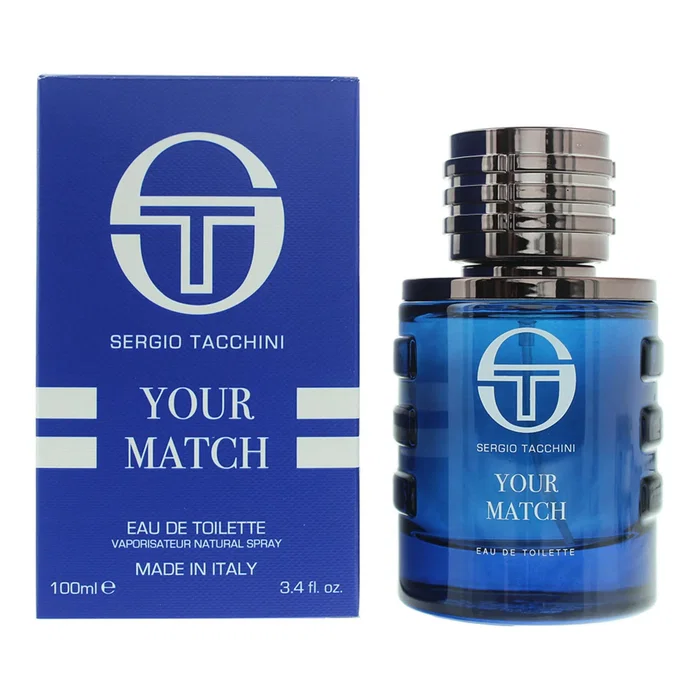 Sergio Tacchini Your Match Eau de Toilette 100 ml Spray Sergio Tacchini Your Match Eau de Toilette 100 ml Spray