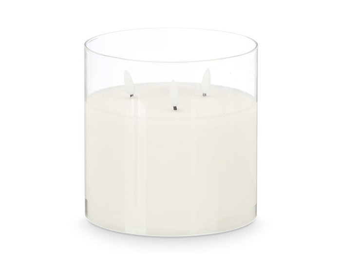 Giftdecor Vela Led 3 Luces en Vaso de Cristal 15x15x15 cm (Set de 6) Giftdecor Vela Led 3 Luces en Vaso de Cristal 15x15x15 cm (Set de 6)