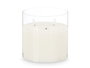 Giftdecor Vela Led 3 Luces en Vaso de Cristal 15x15x15 cm (Set de 6)