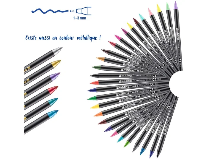 Edding Rotulador 1200 Colores Pastel Surtidos Estuche 6 Unidades