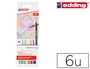 Edding Rotulador 1200 Colores Pastel Surtidos Estuche 6 Unidades