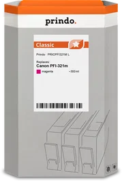 Prindo Cartucho de tinta magenta PRICPFI321M Classic 300ml