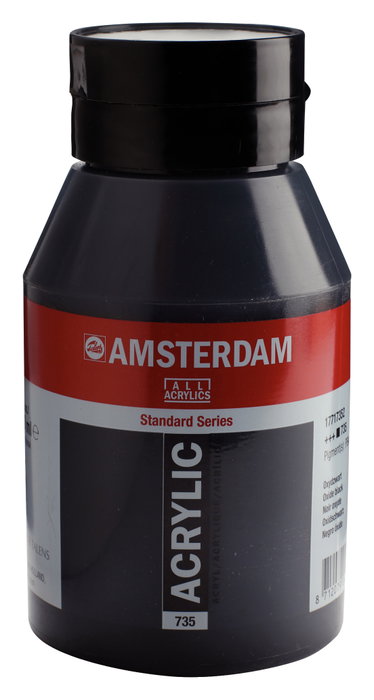 Talens Amsterdam Standard Series Pintura Acrílica Negro Óxido 1000 ml