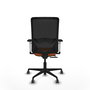 PIQUERAS Y CRESPO Silla de oficina Zulema Naranja y Negro