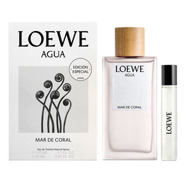 Loewe Agua Mar de Coral Eau de Toilette - Cofre Regalo Estuche con EDT Vaporizador 150 ml + 20 ml, 2 Unidades, Fragancia para Mujer