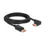 DeLOCK Cable DisplayPort 8K 60Hz 3m con conector de 90° izquierda