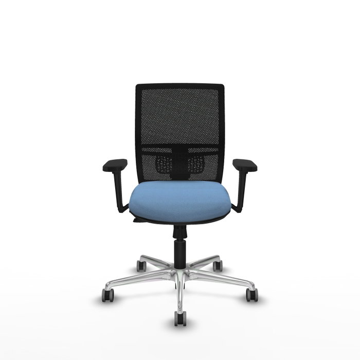 PIQUERAS Y CRESPO Silla de oficina Yunquera con mecanismo Sincro/Traslack Azul cielo PIQUERAS Y CRESPO Silla de oficina Yunquera con mecanismo Sincro/Traslack Azul cielo