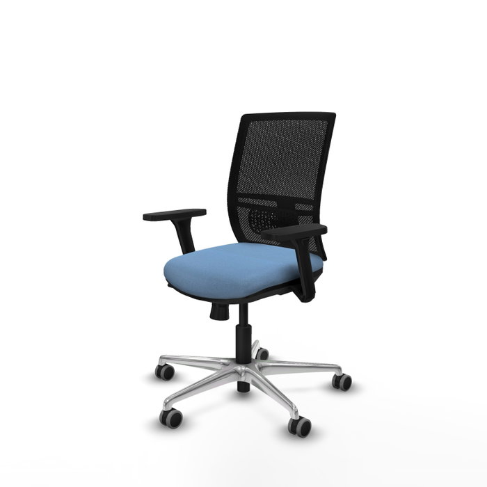 PIQUERAS Y CRESPO Silla de oficina Yunquera con mecanismo Sincro/Traslack Azul cielo PIQUERAS Y CRESPO Silla de oficina Yunquera con mecanismo Sincro/Traslack Azul cielo