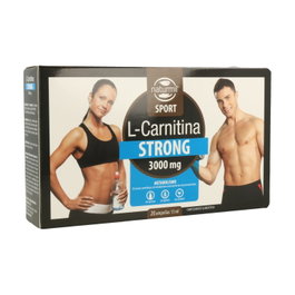Naturmil L-Carnitina Strong 3000mg 20 ampollas de 15ml Complemento Alimenticio