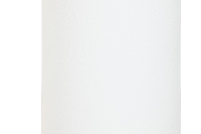 DKD Home Decor Lámpara de Pie Blanca Natural Cerámica y Poliéster 42 x 42 x 85 cm