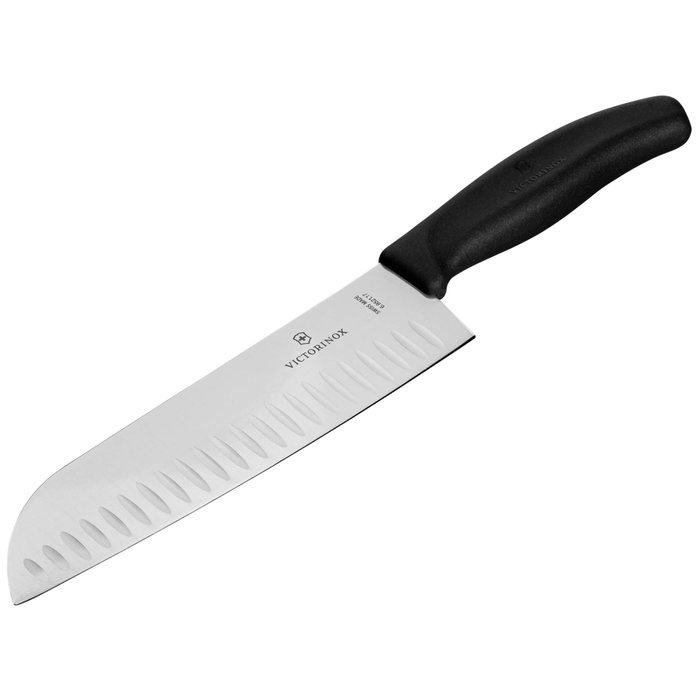 Victorinox Swiss Classic Kitchen Set de 4 piezas con mango rojo/plata.