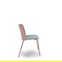 Silla Orgaz de PVC color Gris claro. Sin brazos