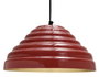 DKD Home Decor Lámpara de Techo de Hierro Lacado Rojo