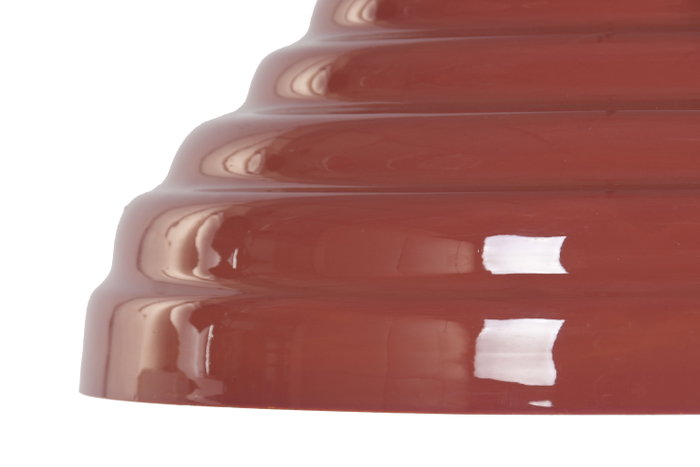 DKD Home Decor Lámpara de Techo de Hierro Lacado Rojo