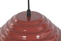 DKD Home Decor Lámpara de Techo de Hierro Lacado Rojo