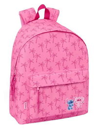 Mochila Escolar Lilo & Stitch Chill Rosa Menta 33 x 42 x 15 cm