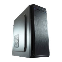 LC-Power 7039B Torre PC Midi-Tower Negro - Compatible con ATX, micro-ATX, Mini-ITX, 7 Ranuras, 1x 5.25", USB 3.2 Gen 1