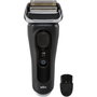 Braun Series 9 9352cc Sport Máquina de Afeitar Eléctrica con Estación de Limpieza y Carga - 4 Cabezales, Negro/Gris, Incluye Maletín de Viaje