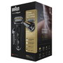 Braun Series 9 9352cc Sport Máquina de Afeitar Eléctrica con Estación de Limpieza y Carga - 4 Cabezales, Negro/Gris, Incluye Maletín de Viaje