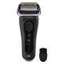 Braun Series 9 9352cc Sport Máquina de Afeitar Eléctrica con Estación de Limpieza y Carga - 4 Cabezales, Negro/Gris, Incluye Maletín de Viaje