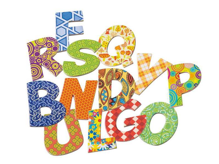 Cayro Letras Magnéticas 60 Piezas Juguete Educativo para Niños a Partir de 3 Años