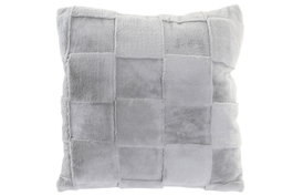DKD Home Decor Cojín Poliéster Gris Claro 45x45 cm (Pack de 2)