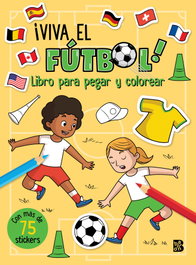 BALLON, ¡VIVA EL FÚTBOL! LIBRO PARA PEGAR Y COLOREAR - BALLON