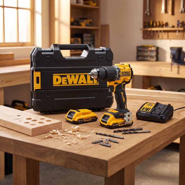 DEWALT DCD799D2T-QW Taladro Percutor Inalámbrico 18 V Sin Escobillas