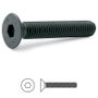 UCAFIX Tornillo Allen DIN 7991 M3 de 10mm Negro