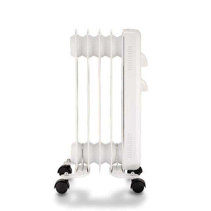 BLAUPUNKT Radiador de Aceite, 5 Elementos, 1000W, Calefactor Eléctrico, Altura 45 cm, Calefacción para Hogar