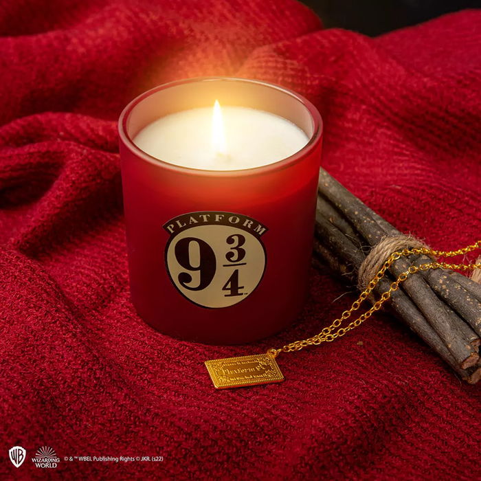 Cinereplicas Vela Andén 9 y 3/4 y Collar - Harry Potter, Réplica Oficial, CINEF010