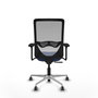 PIQUERAS Y CRESPO Silla de oficina Zulema con mecanismo Sincro, Azul marino y Gris