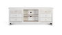 Giner y Colomer Mueble TV con 6 Cajones y 2 Huecos Abiertos en Madera de Mango Blanco