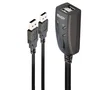 Lindy 32165 Conmutador KVM 2 Ordenadores con Puertos USB para Teclado y Ratón, Negro