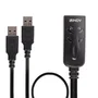 Lindy 32165 Conmutador KVM 2 Ordenadores con Puertos USB para Teclado y Ratón, Negro