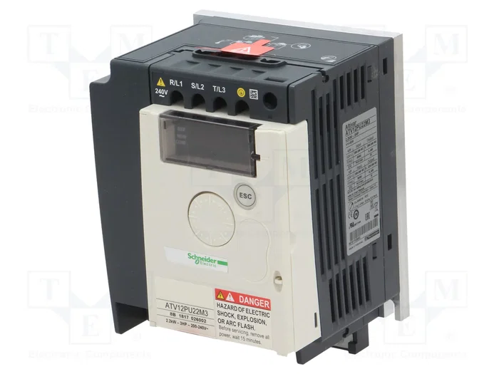 SCHNEIDER ELECTRIC Altivar 12 ATV12PU22M3 2,2kW 3x230VAC SCHNEIDER ELECTRIC Altivar 12 ATV12PU22M3 2,2kW 3x230VAC