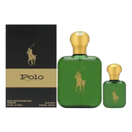 Ralph Lauren Set Polo Green Eau De Toilette para Hombre de 118 ml y Miniatura de 15 ml