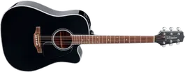 Takamine GD34CE Guitarra Acústica-Electrónica Dreadnought Cutaway, Tapa de Abeto Macizo, Negra