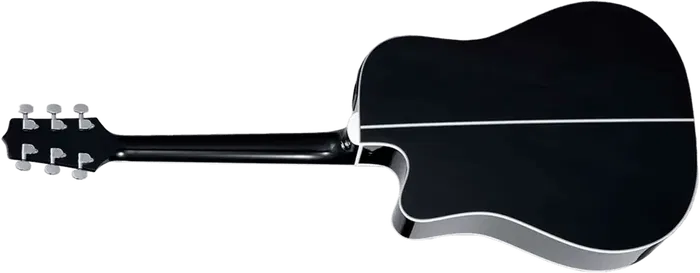 Takamine GD34CE Guitarra Acústica-Electrónica Dreadnought Cutaway, Tapa de Abeto Macizo, Negra