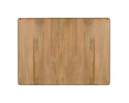 Giner y Colomer Cabecero Madera de Mango, Acabado Natural, Cantos en Media Caña, 1 Unidad