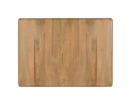 Giner y Colomer Cabecero Madera de Mango, Acabado Natural, Cantos en Media Caña, 1 Unidad