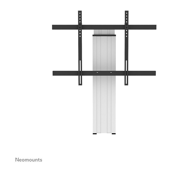 Neomounts Soporte de TV/Pantalla Electrónico de Pared para 42-100 pulgadas (106.7-254 cm), Capacidad 130 kg, Altura Ajustable 105-155 cm, Color Plata, Referencia PLASMA-W2250SILVER