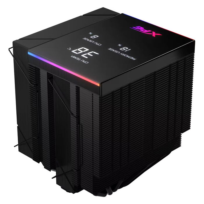 ADATA XPG Maestro Plus 62DA Ventilador Refrigerador CPU Air Cooler 12cm 4 Tubos de Calor ARGB Negro 220W TDP PWM